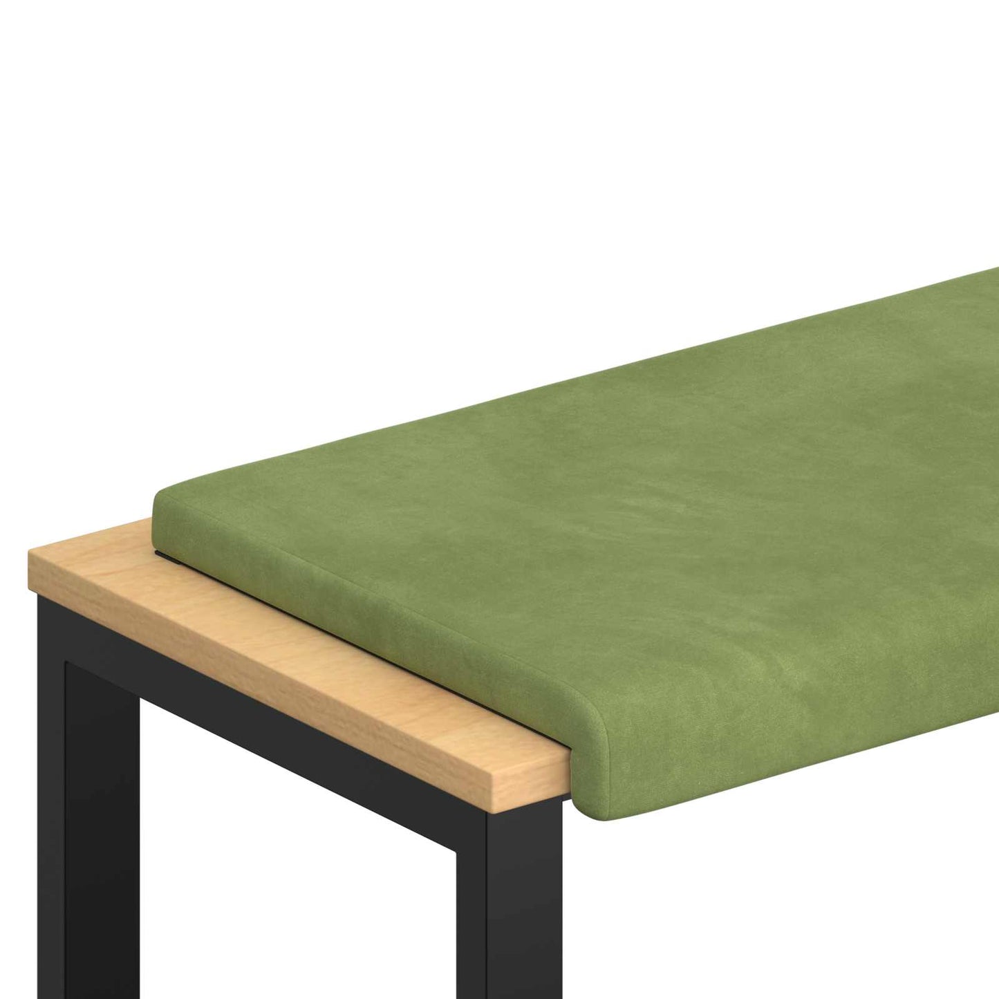 Padpárna Bársony Világos zöld Méret: 35 cm mély