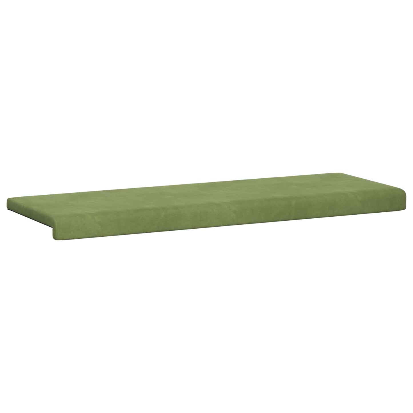 Padpárna Bársony Világos zöld Méret: 35 cm mély