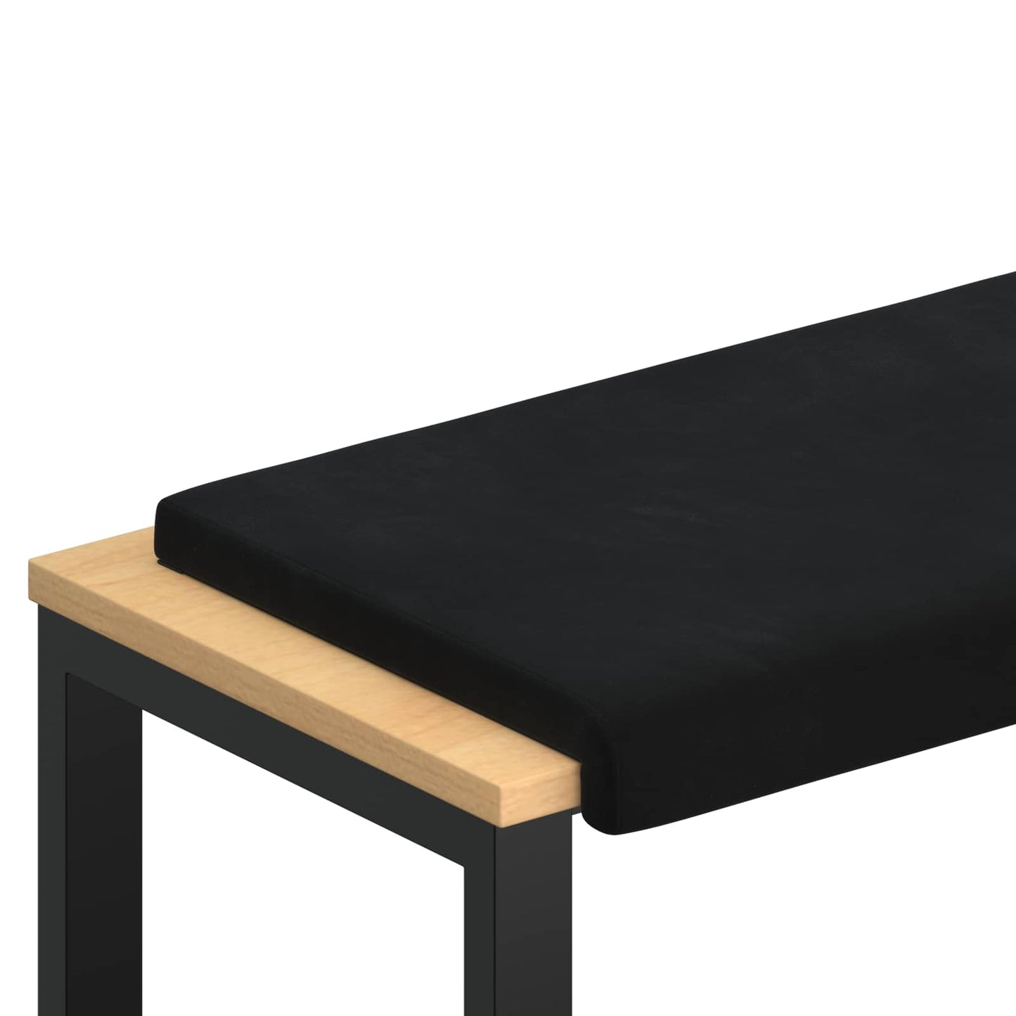 Padpárna Bársony Fekete Méret: 35 cm mély