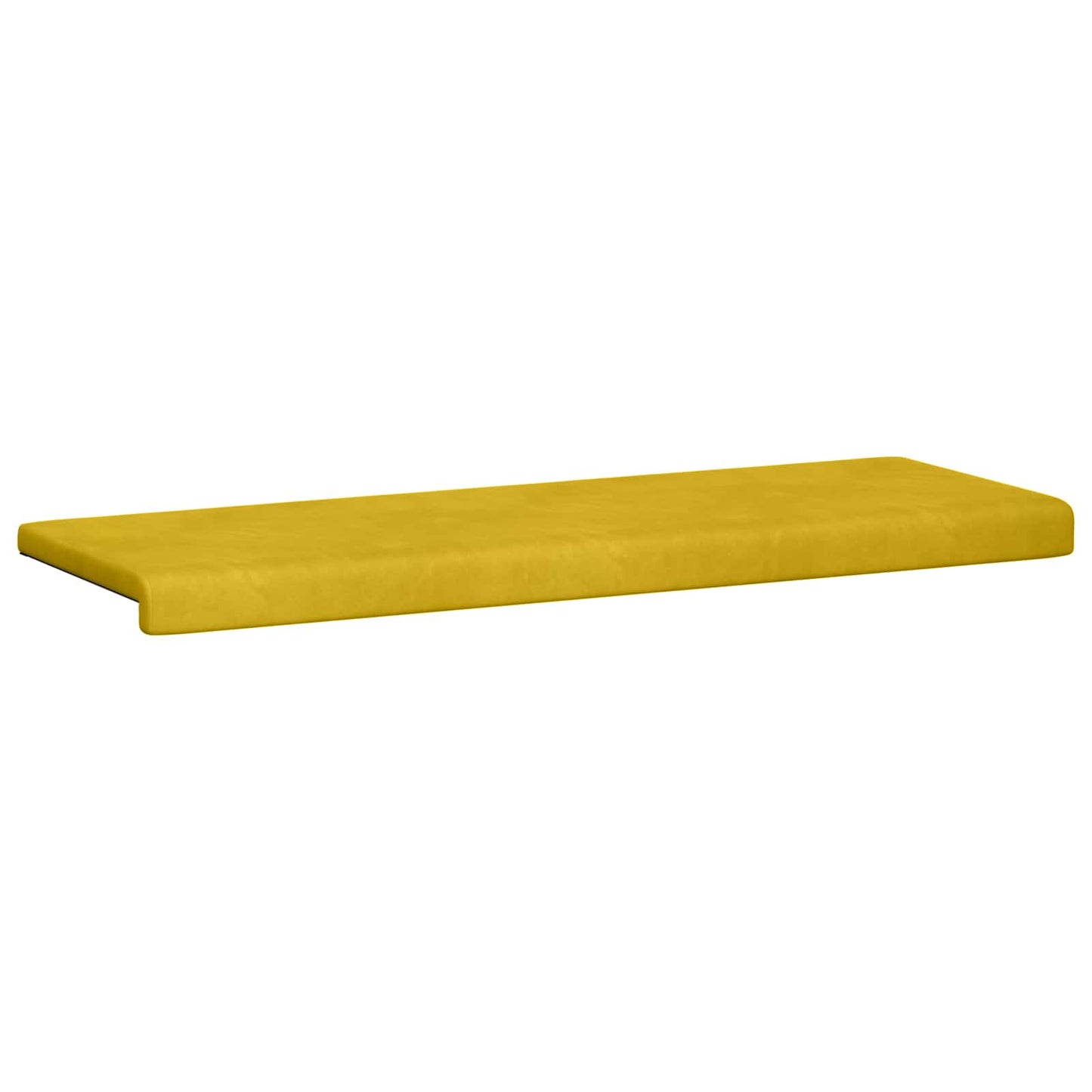 Padpárna Bársony Sárga Méret: 35 cm mély