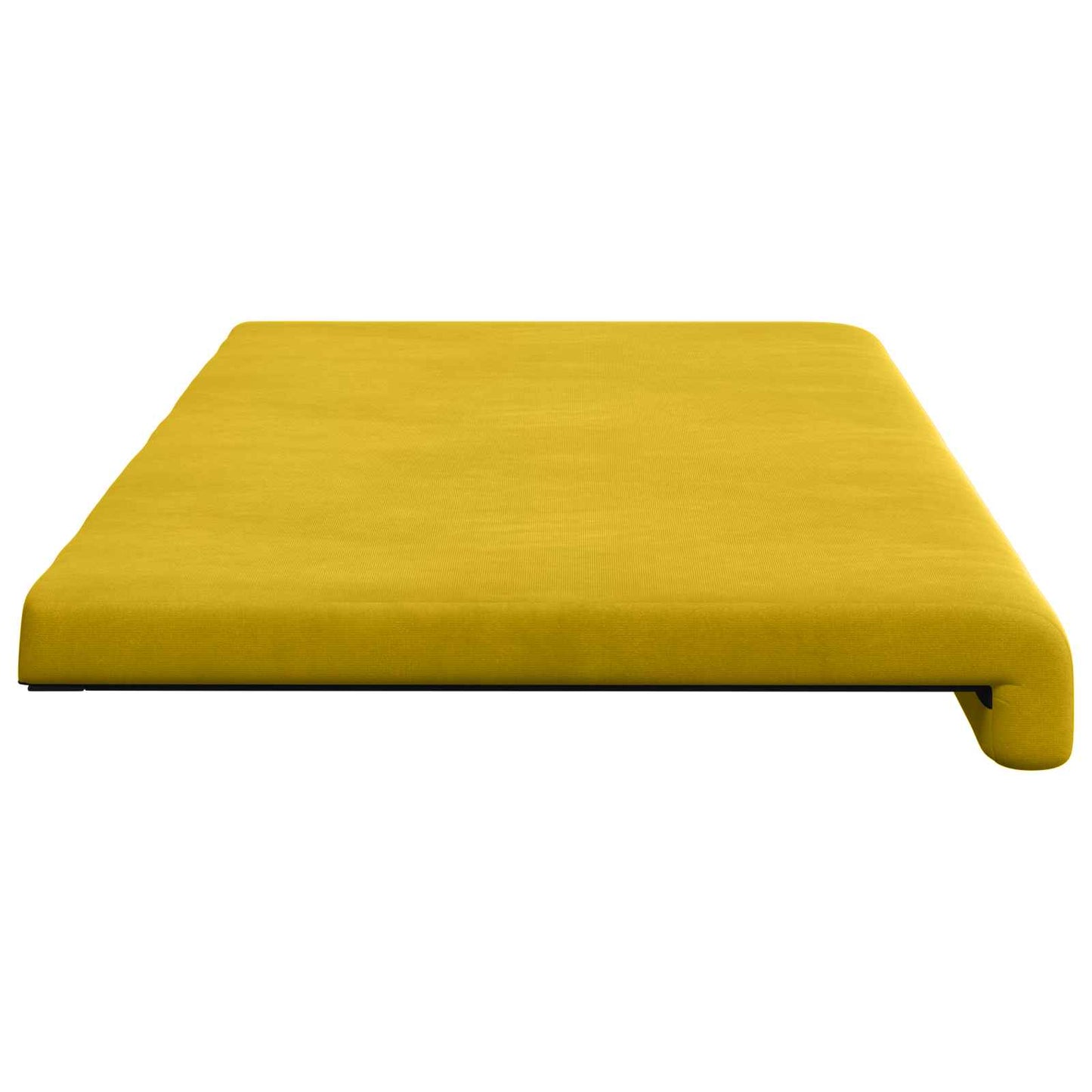 Padpárna Bársony Sárga Méret: 35 cm mély