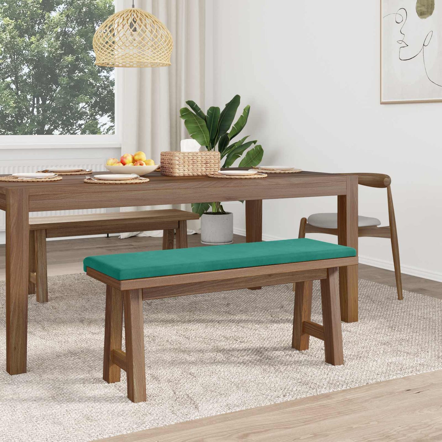 Padpárna Bársony Türkiz Méret: 35 cm mély