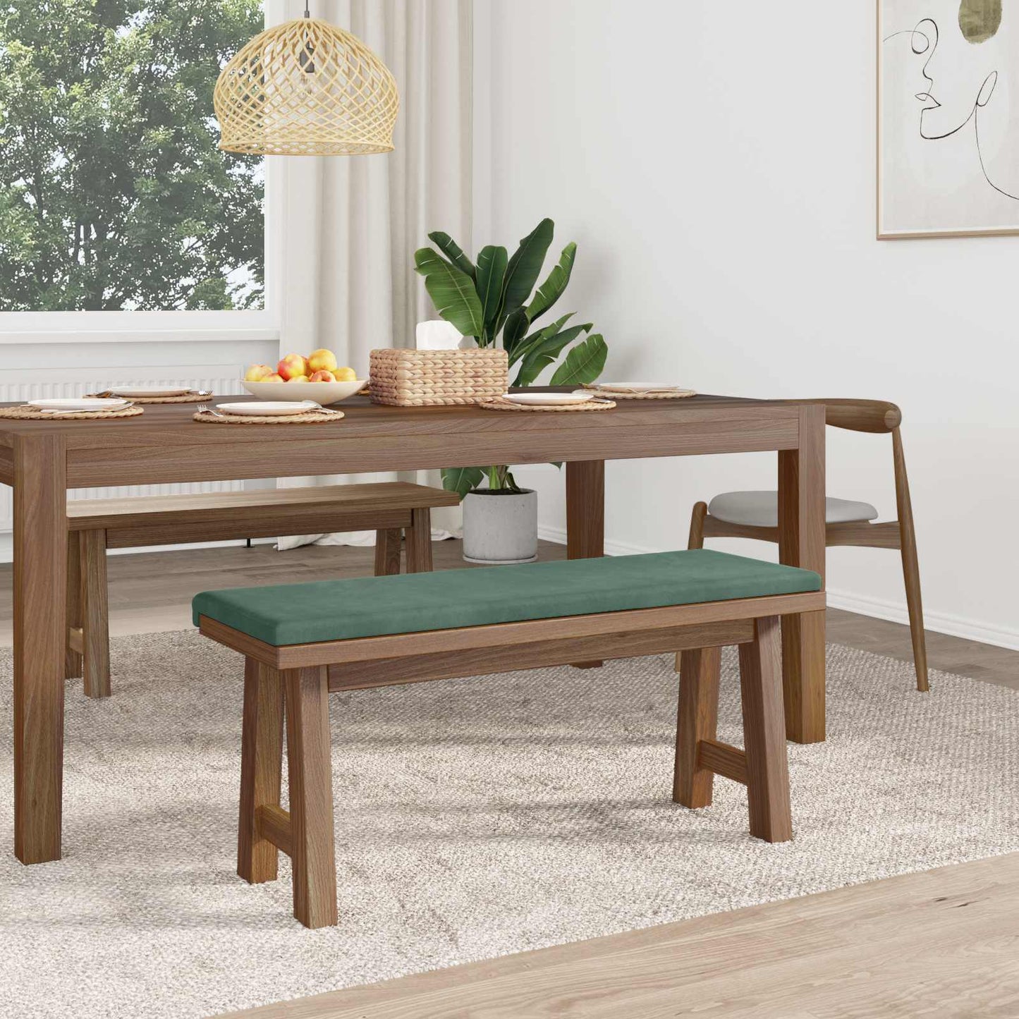 Padpárna Bársony Tengeri Zöld Méret: 35 cm mély