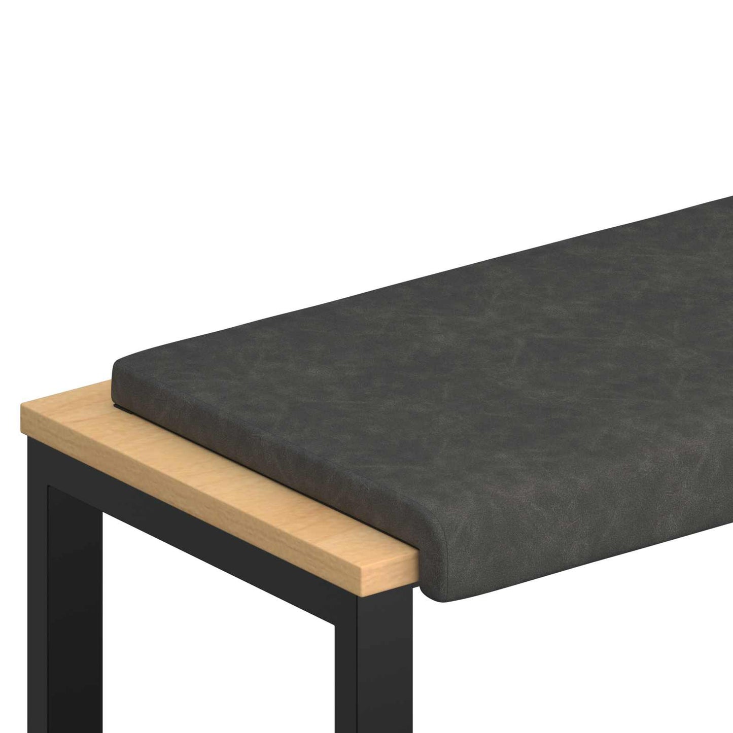 Padpárna Műbőr Fekete Méret: 35 cm mély