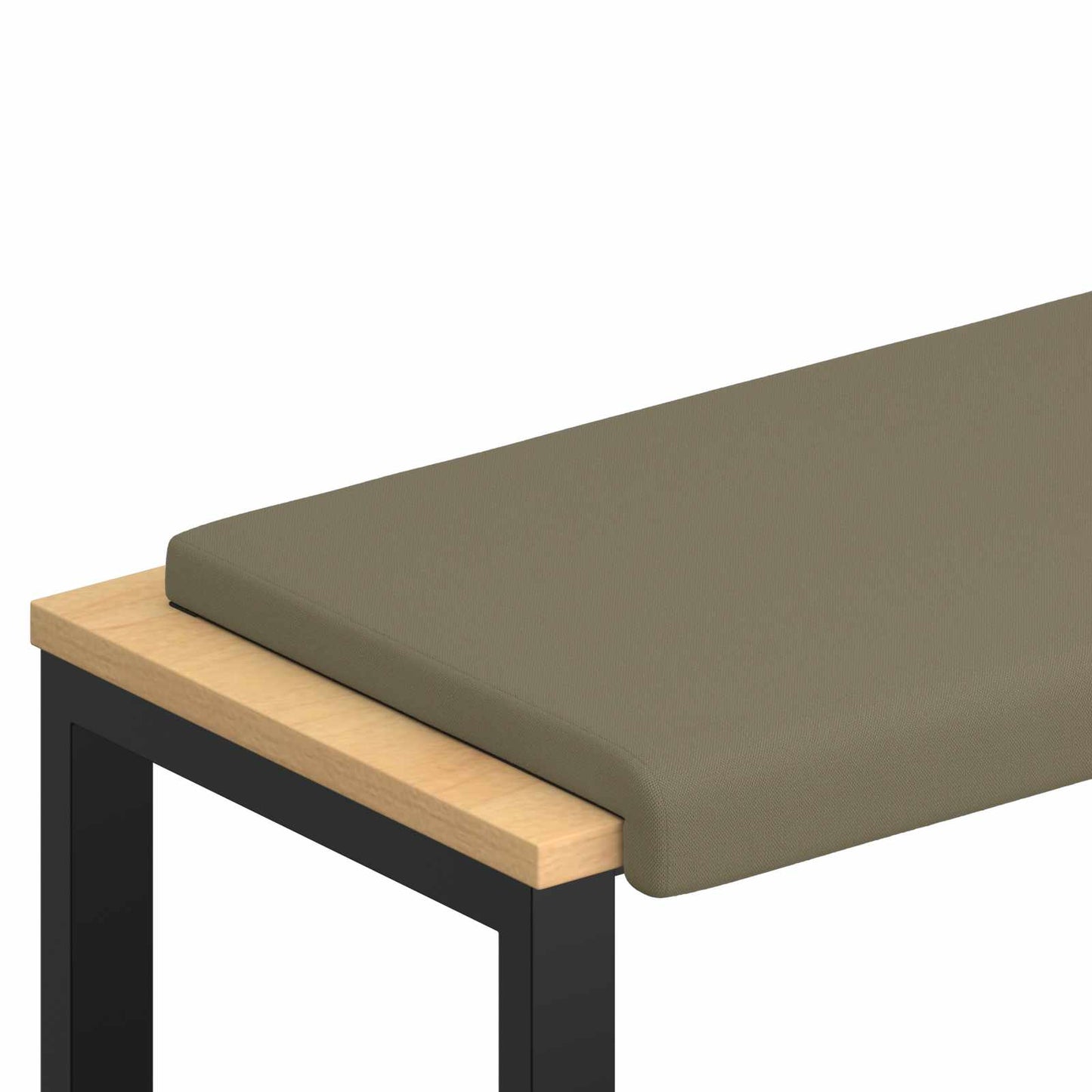 Padpárna Textúrált bársony Khaki Méret: 35 cm mély