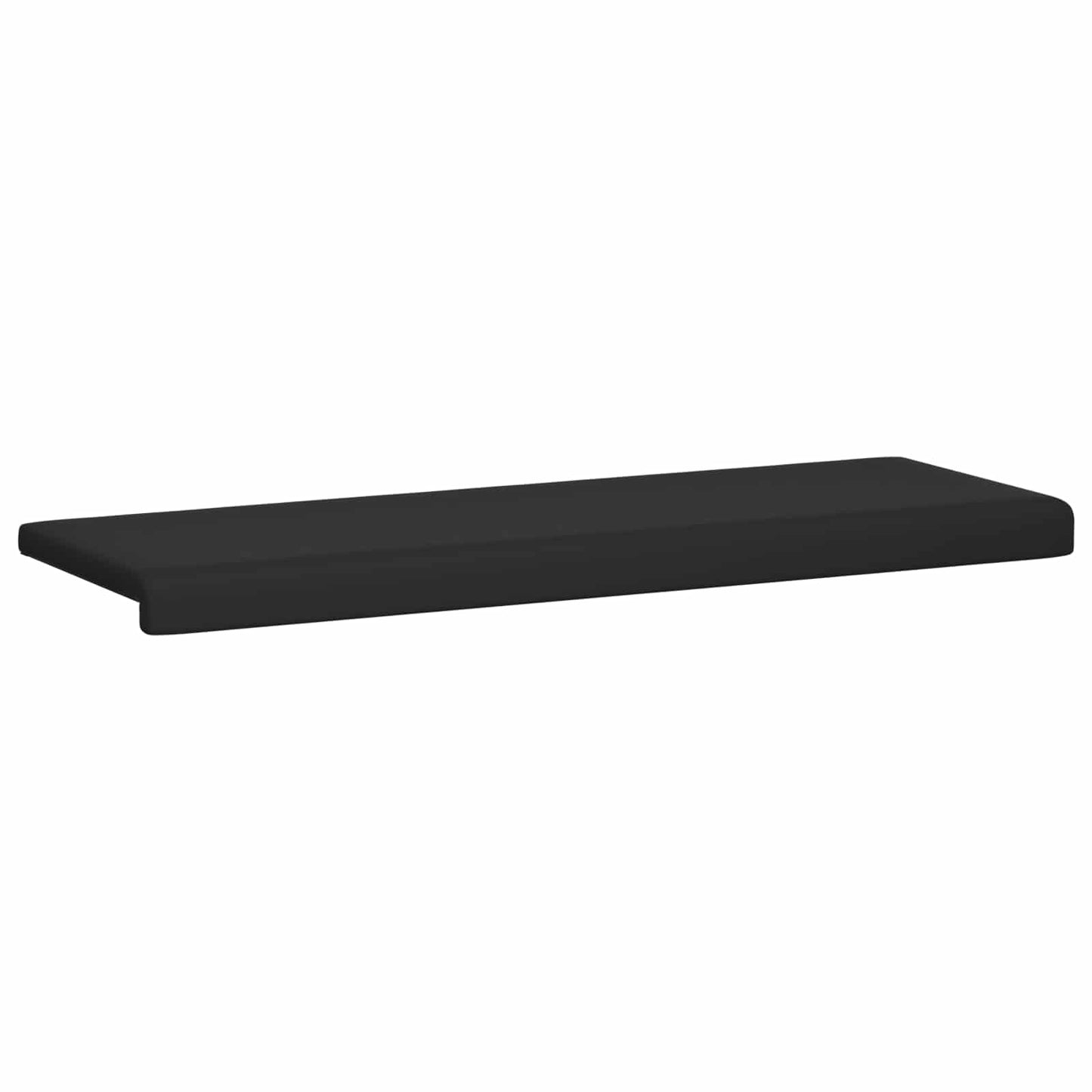 Padpárna Textúrált bársony Fekete Méret: 35 cm mély