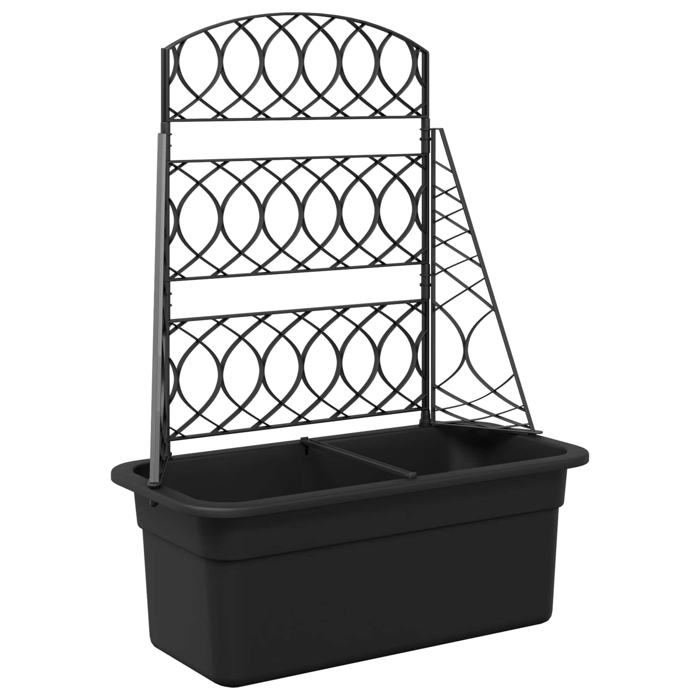 Öntöző trellis Antracitszürke 58 x 29 x 78 cm PP