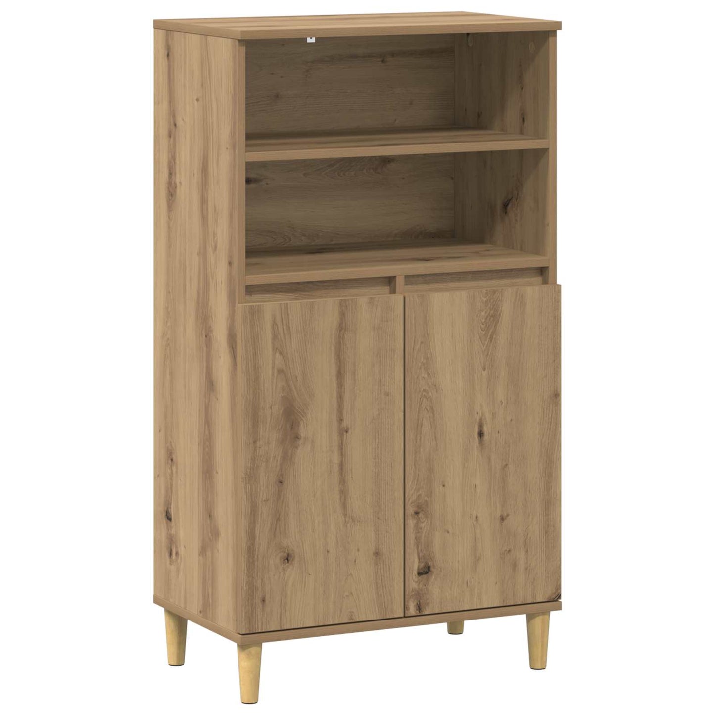 Magasfiú Kézműves Tölgy 60 x 36 x 110 cm Szerelt Fa