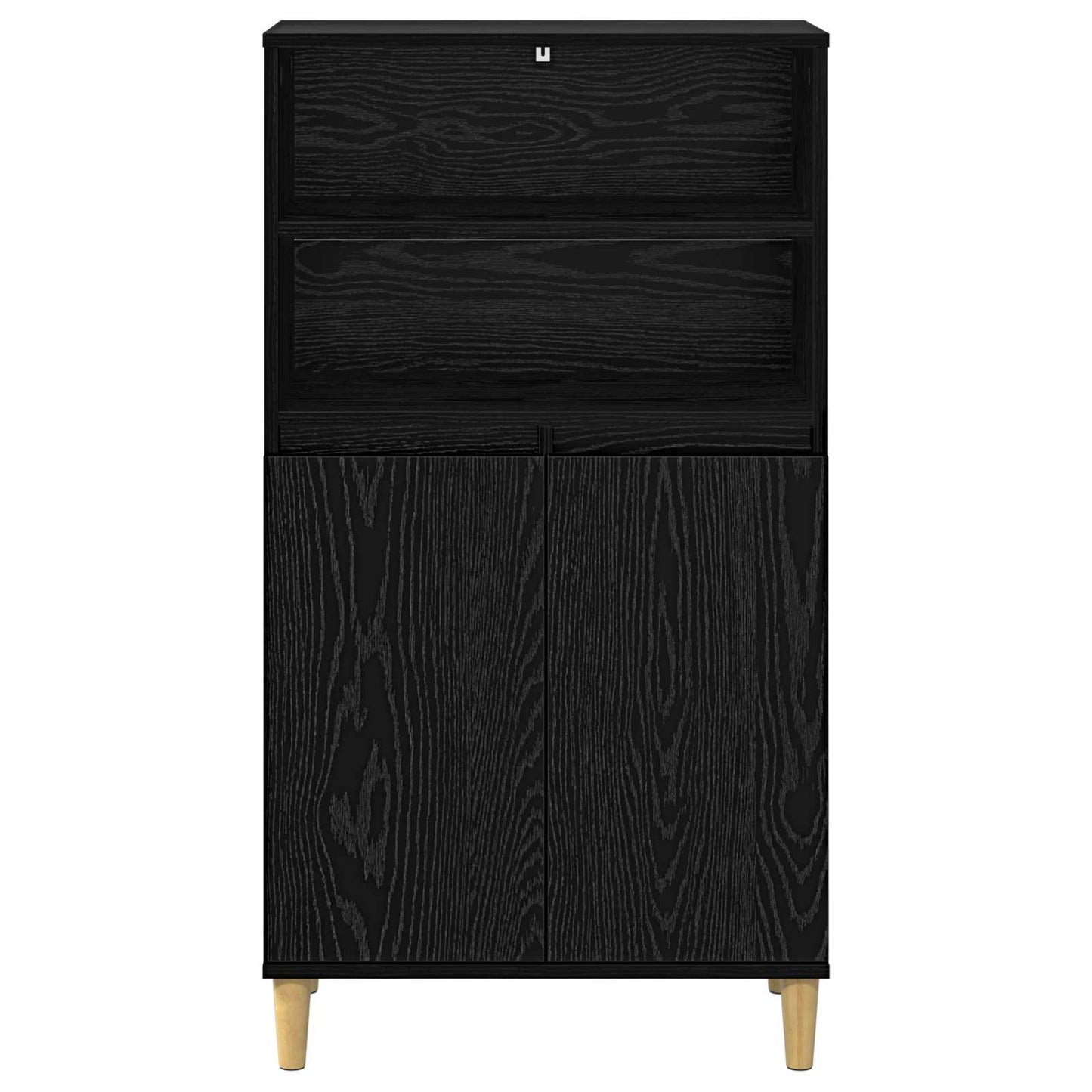 Magasfiú Fekete Tölgy 60 x 36 x 110 cm Szerelt Fa