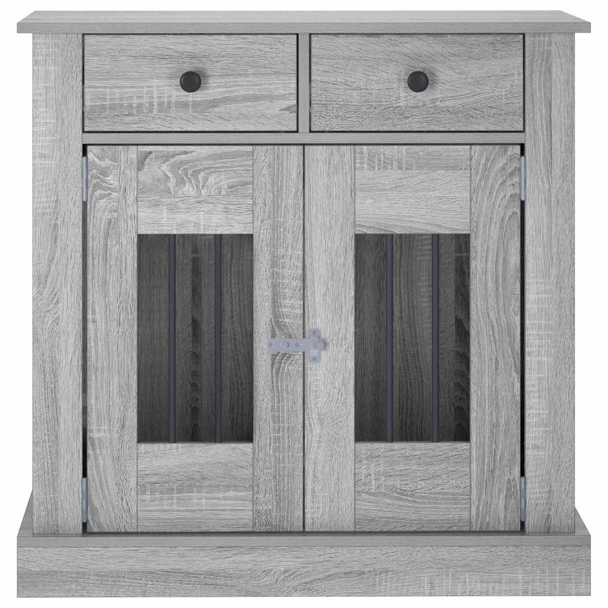 Kutya ketrec bútor Szürke Sonoma 80 x 47,5 x 80 cm Szerelt Fa
