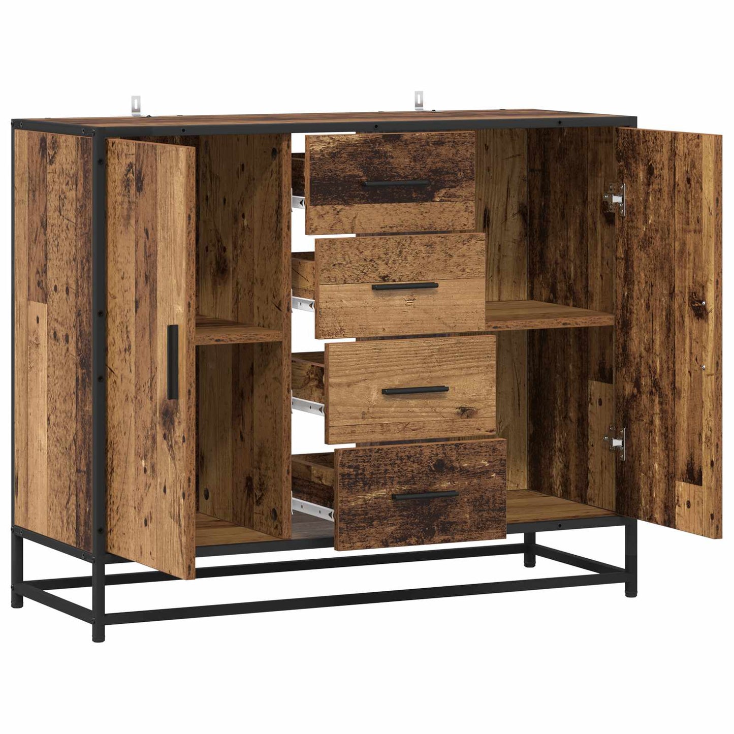 Széf Antik Fa 92 x 35 x 76 cm Szerelt Fa
