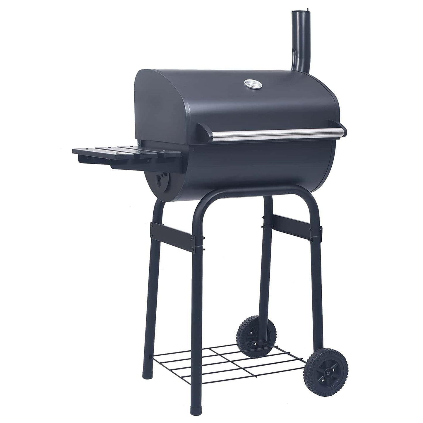 Fak grill 75 x 48 x 120 cm Ezüst Porszórt acél és műanyag