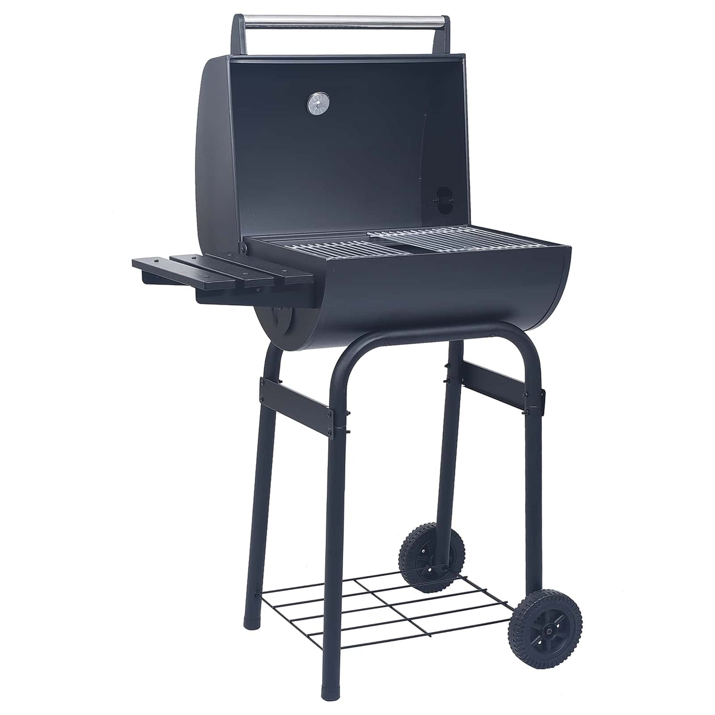 Fak grill 75 x 48 x 120 cm Ezüst Porszórt acél és műanyag