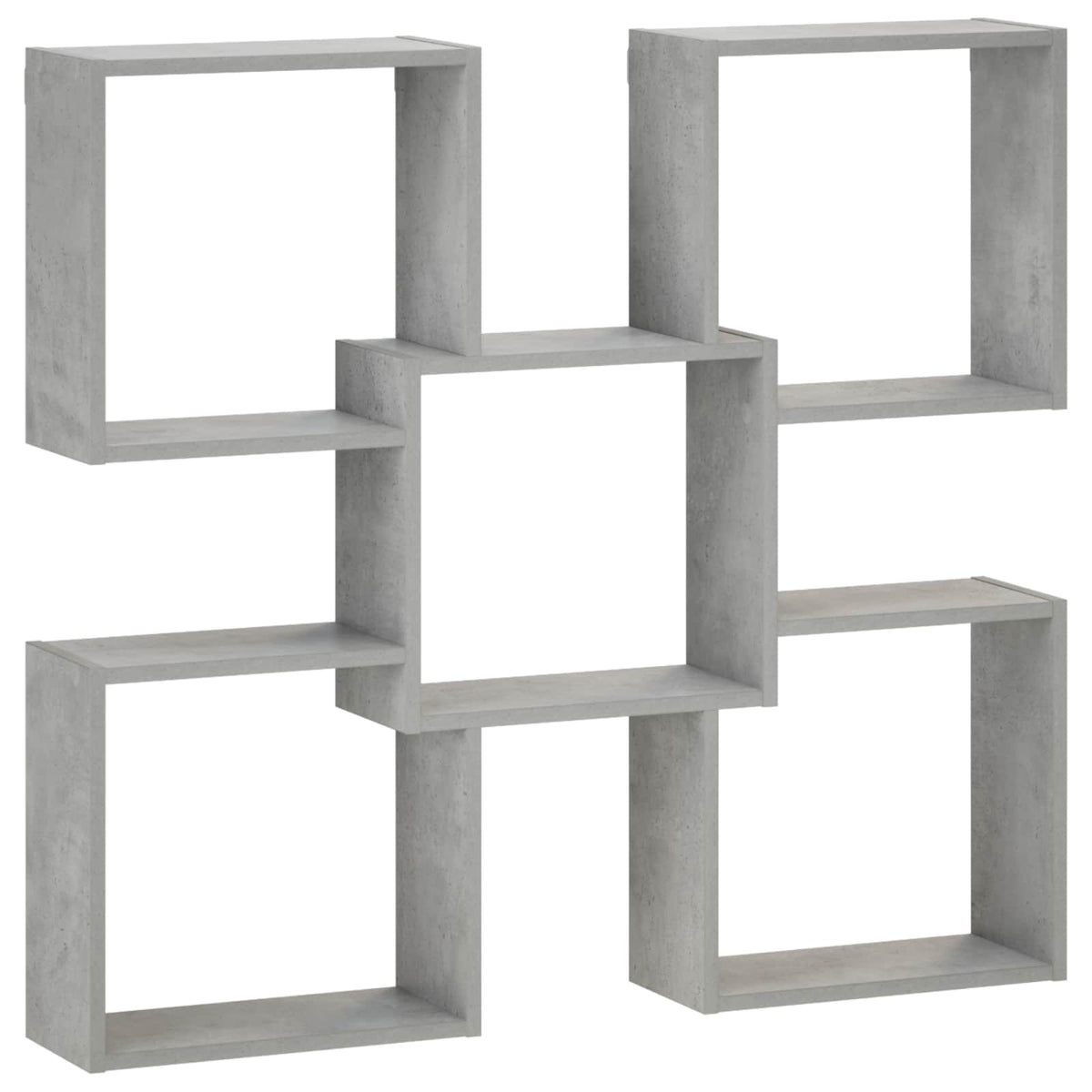 Falpolc Betonszürke 99,5 x 17 x 91 cm Szerelt Fa