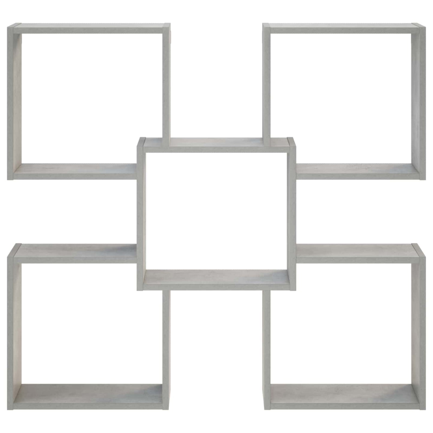 Falpolc Betonszürke 99,5 x 17 x 91 cm Szerelt Fa