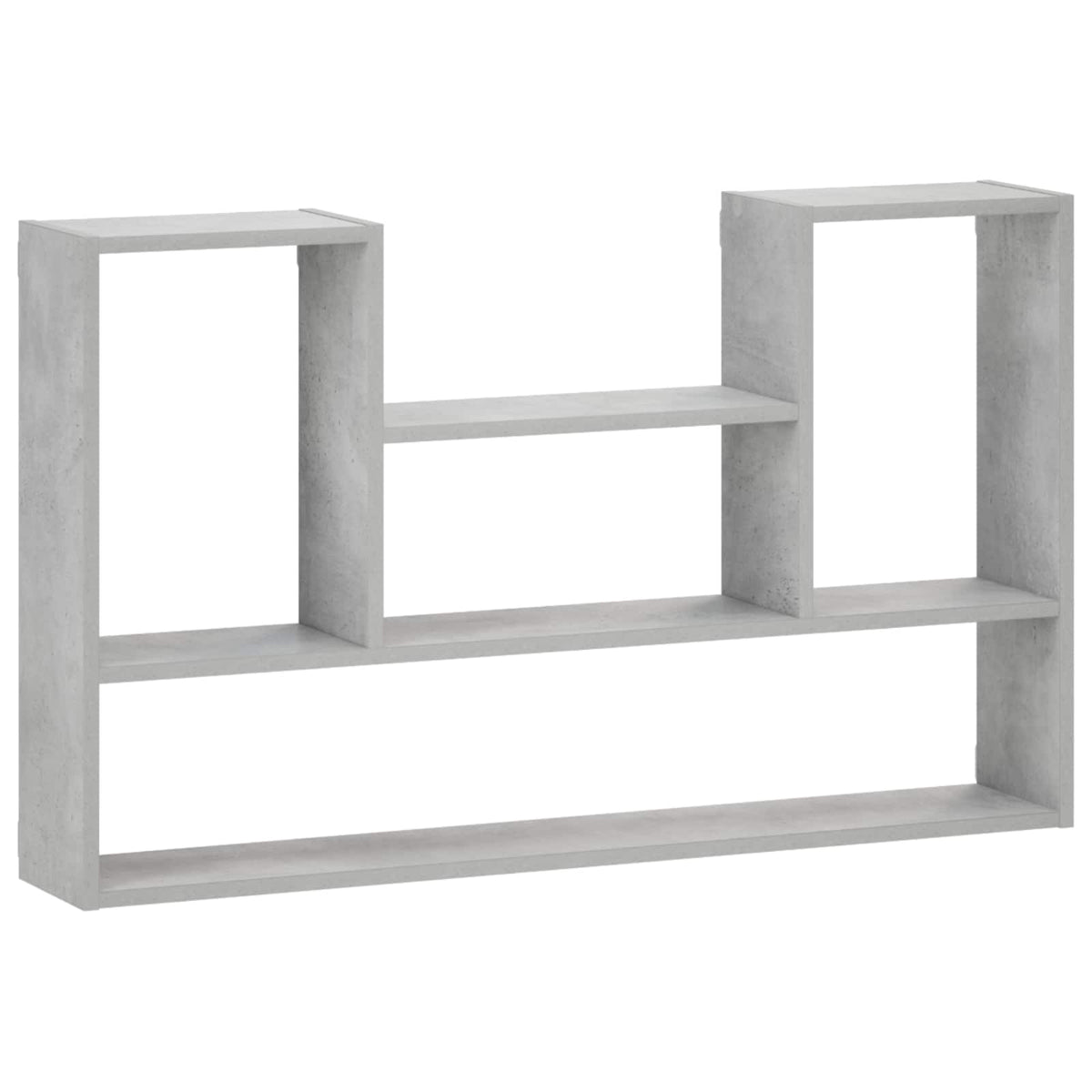 Falpolc Betonszürke 100 x 17 x 60 cm Szerelt Fa