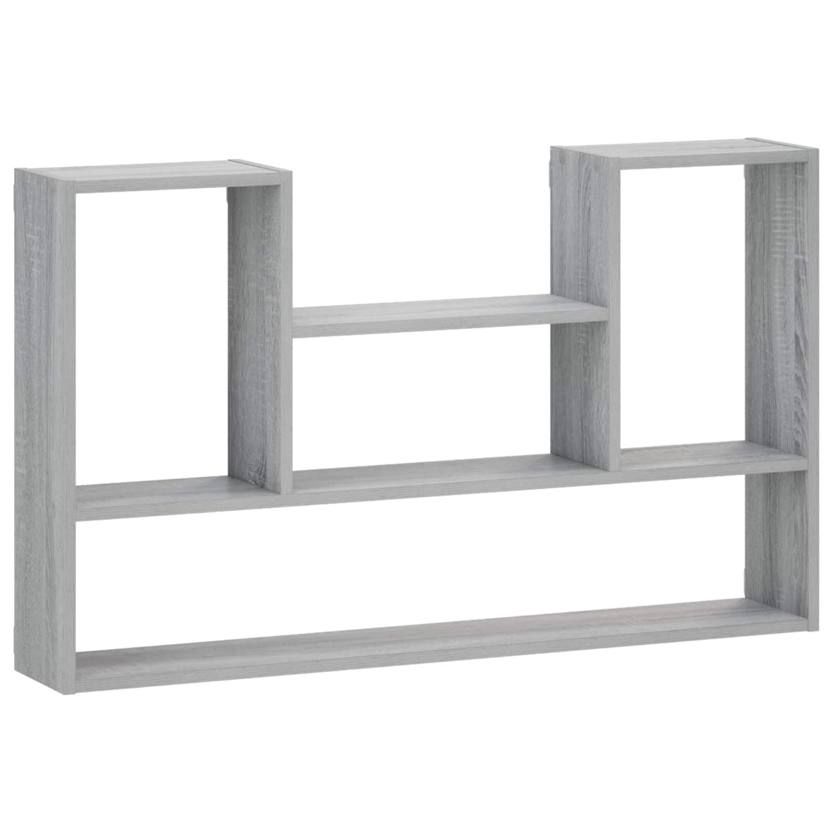 Falpolc Szürke Sonoma 100 x 17 x 60 cm Szerelt Fa