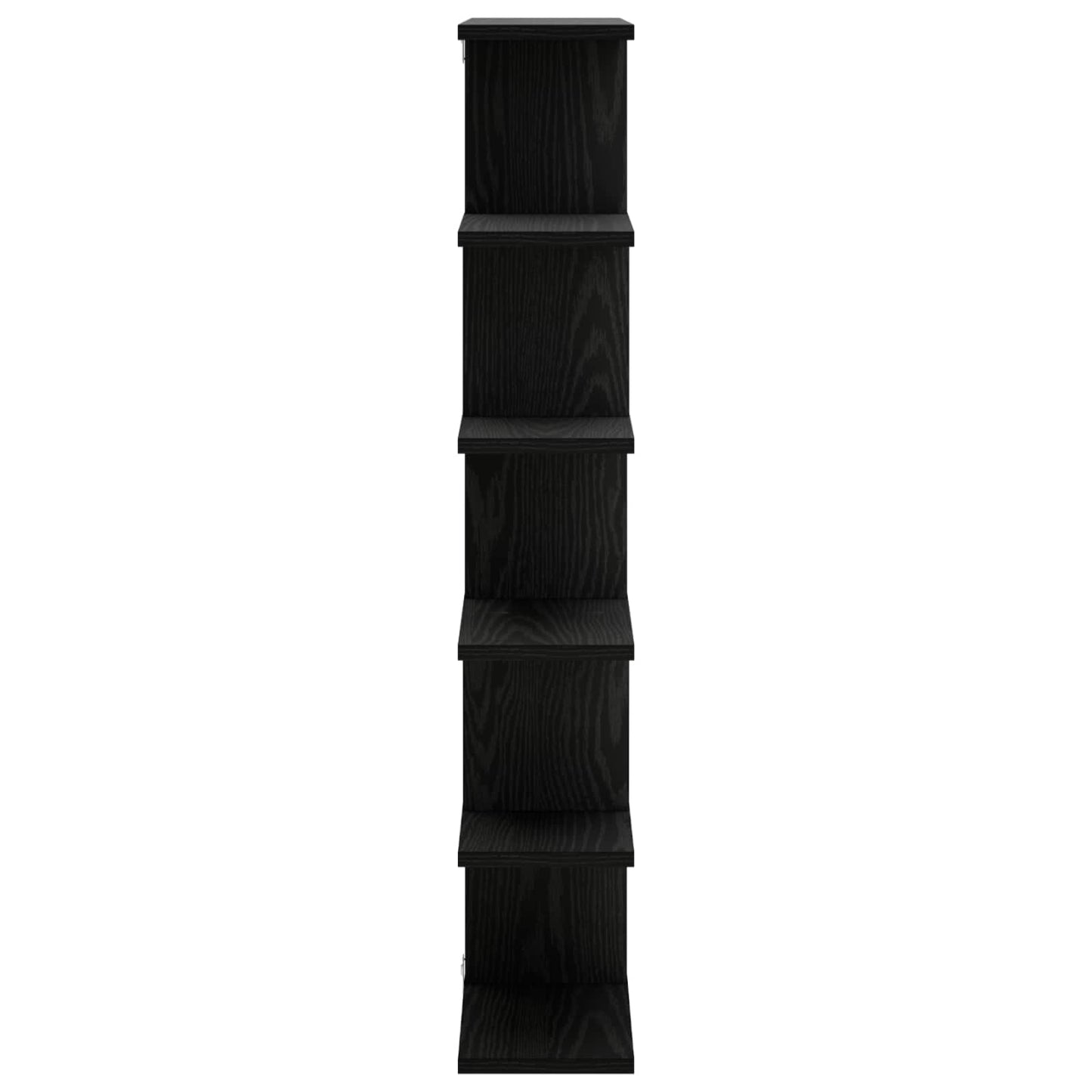Falpolc Fekete Tölgy 70 x 17 x 101 cm Szerelt Fa