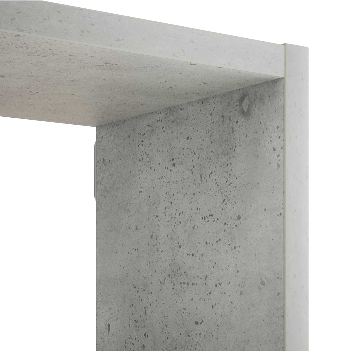 Falpolc Betonszürke 70 x 17 x 101 cm Szerelt Fa