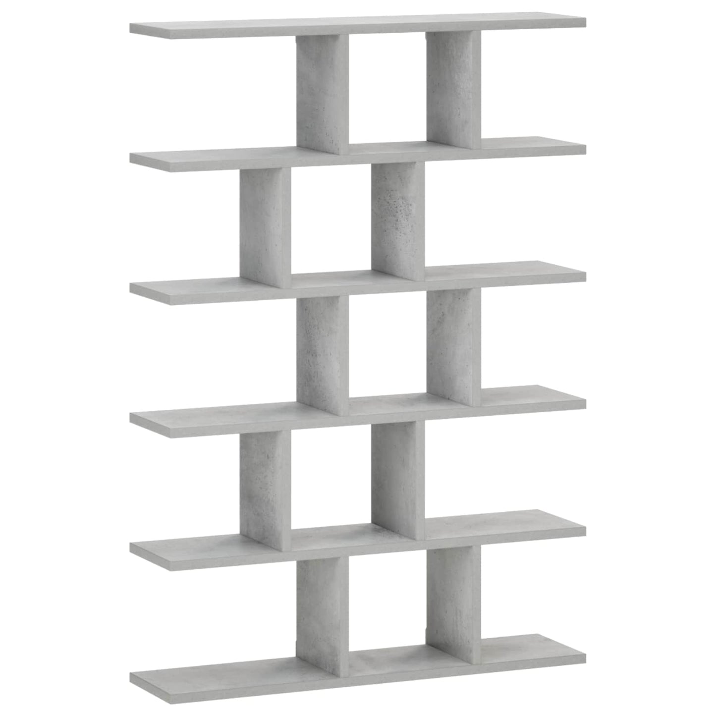 Falpolc Betonszürke 70 x 17 x 101 cm Szerelt Fa