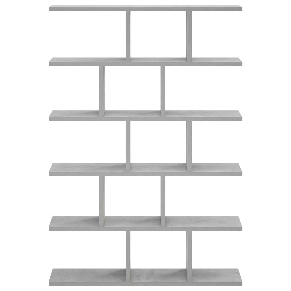 Falpolc Betonszürke 70 x 17 x 101 cm Szerelt Fa