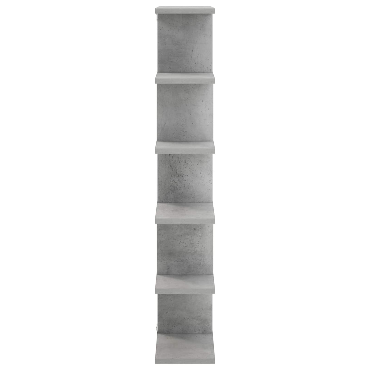 Falpolc Betonszürke 70 x 17 x 101 cm Szerelt Fa