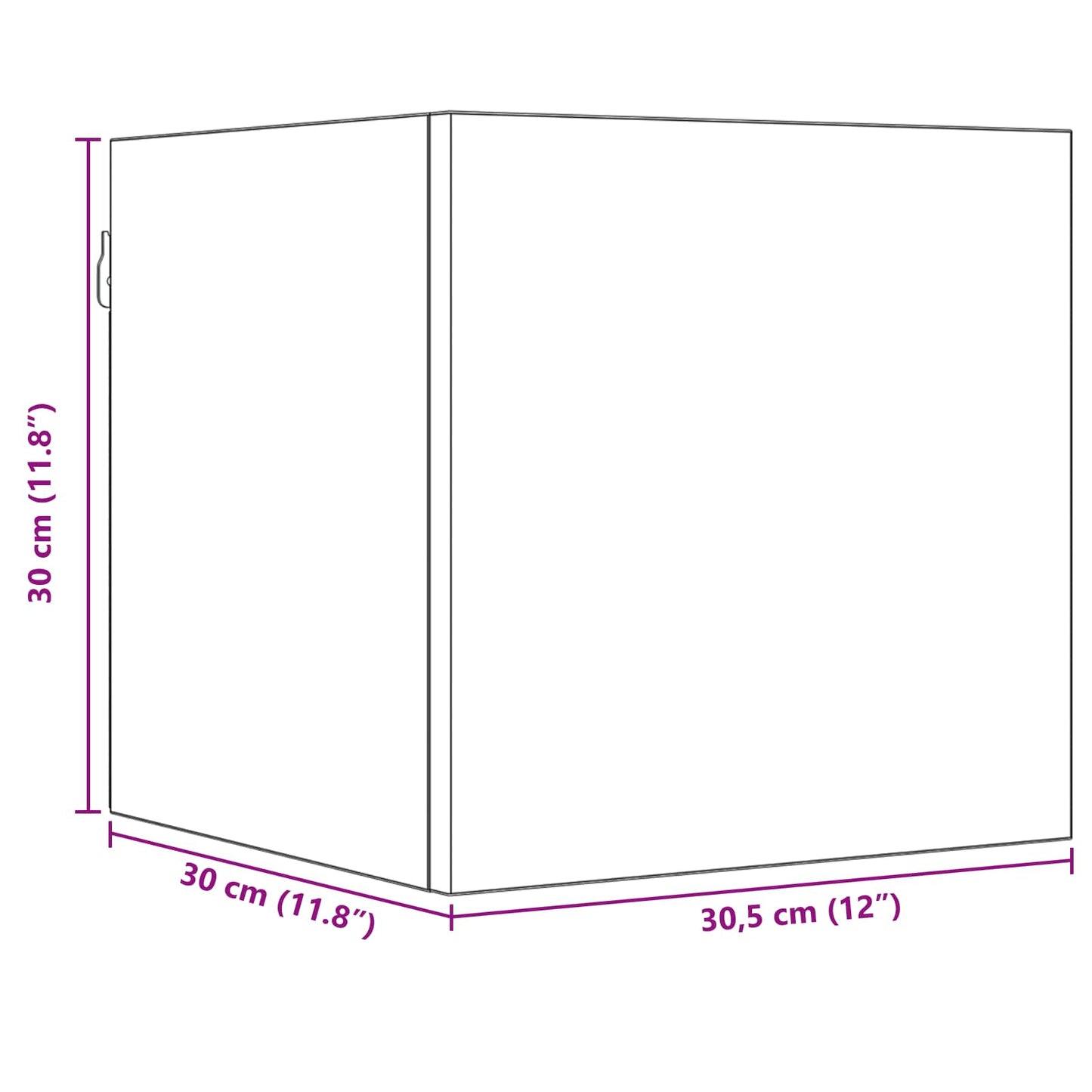 TV szekrény garnitúra 5 pcs 100 x 30 x 30 cm Fekete Tölgy