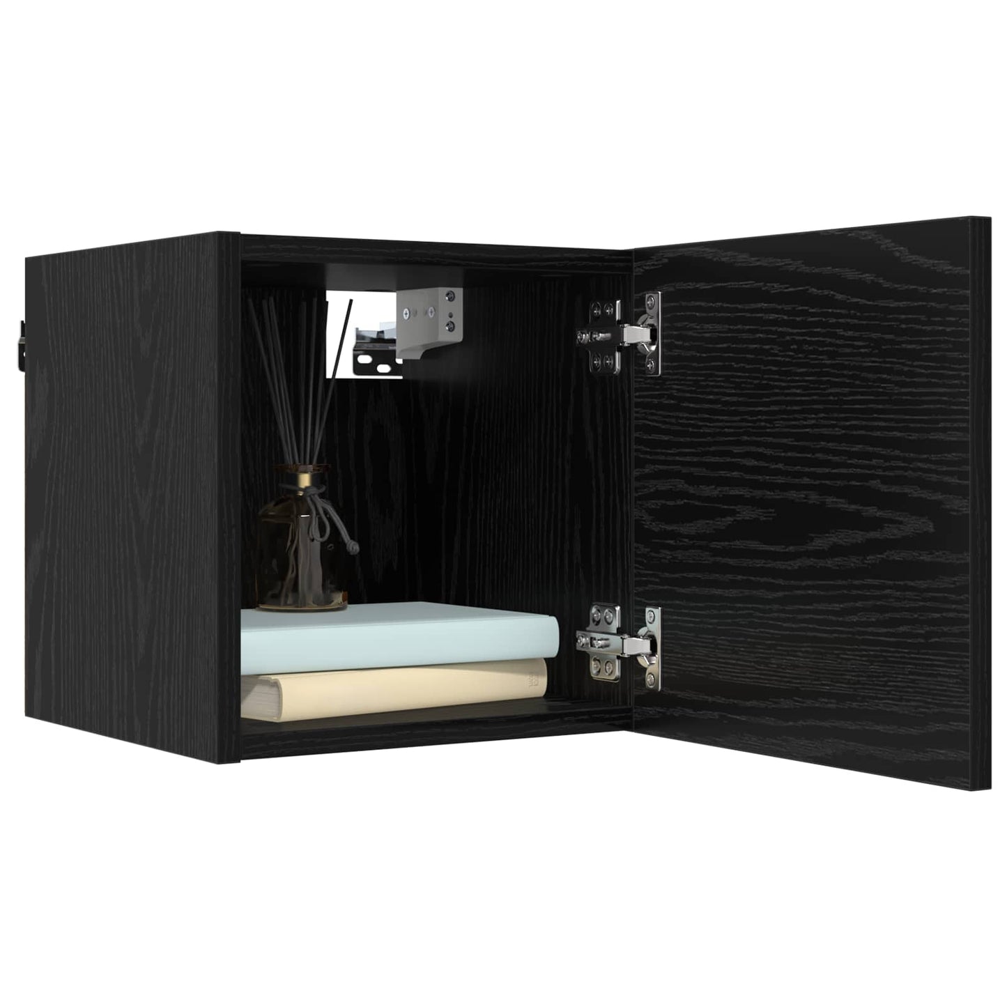 TV szekrény garnitúra 10 pcs 180 x 30 x 30 cm Fekete Tölgy