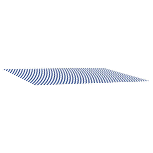 Napellenző ponyva Kék és Fehér 400 x 200 cm Poliészter