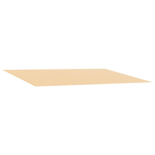 Napellenző ponyva Sárga és Fehér 600 × 300 cm Poliészter