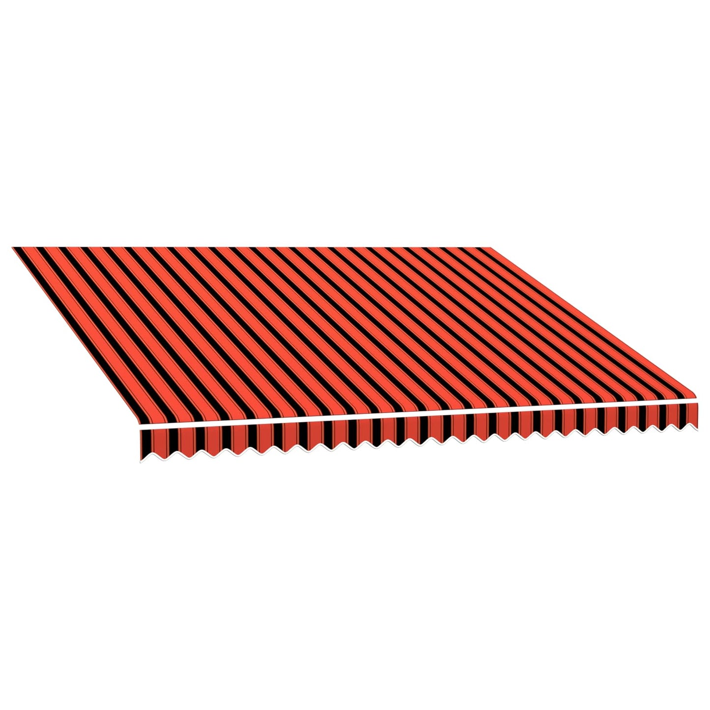 Napellenző ponyva Narancs és Barna 350 x 250 cm Poliészter