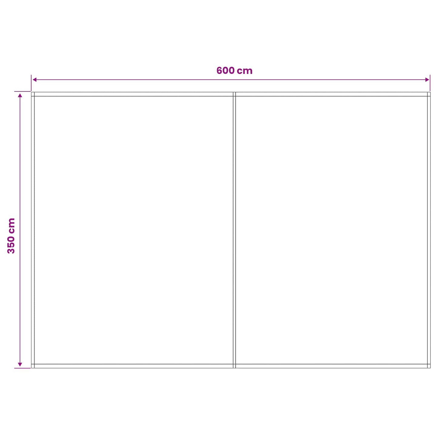 Napellenző ponyva narancssárga és barna 600 × 350 cm Poliészter
