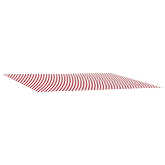 Napellenző ponyva Piros és Fehér 500 × 300 cm Poliészter