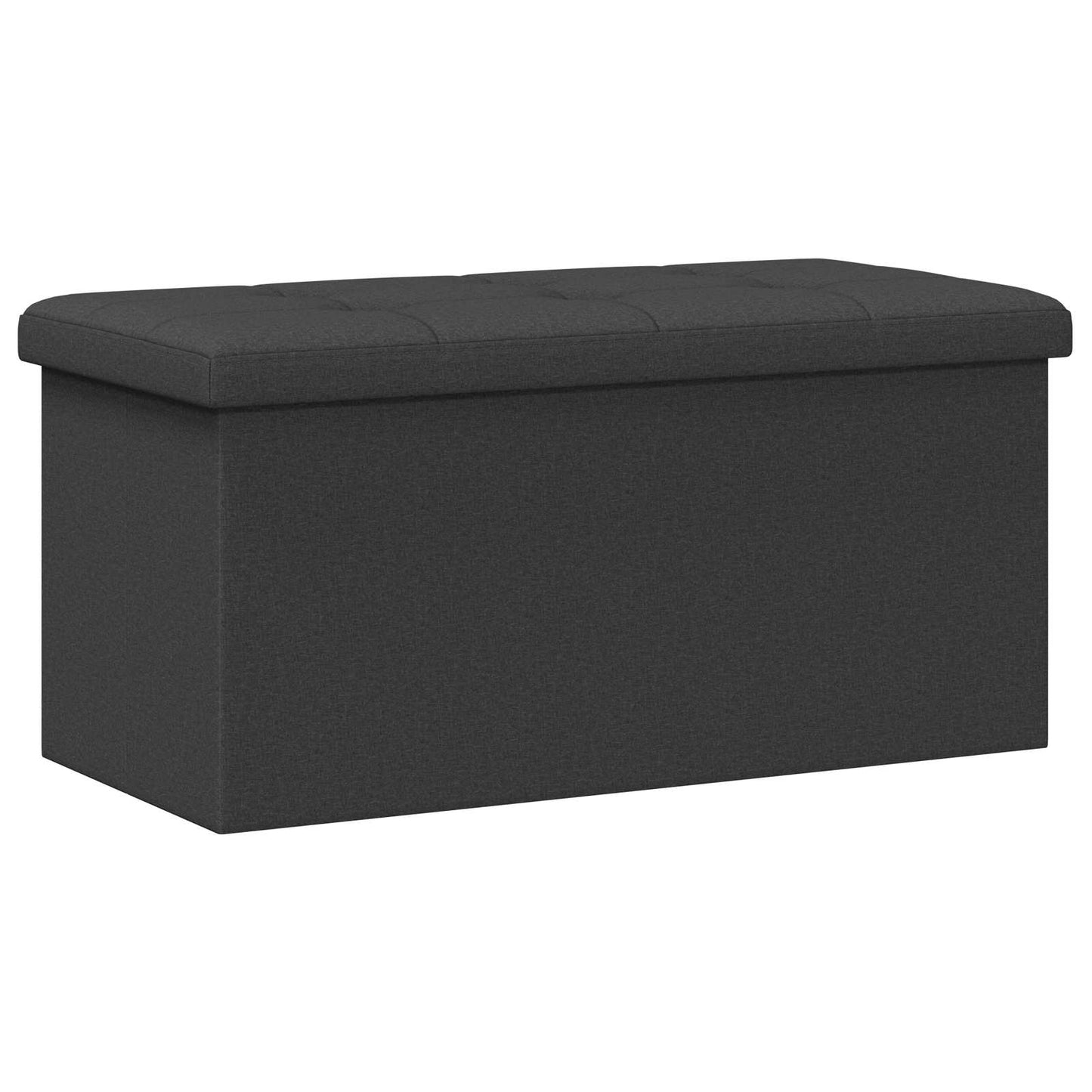 Összecsukható tárolópad Sötétszürke 180 kg 80 L 77 x 38 x 38 cm