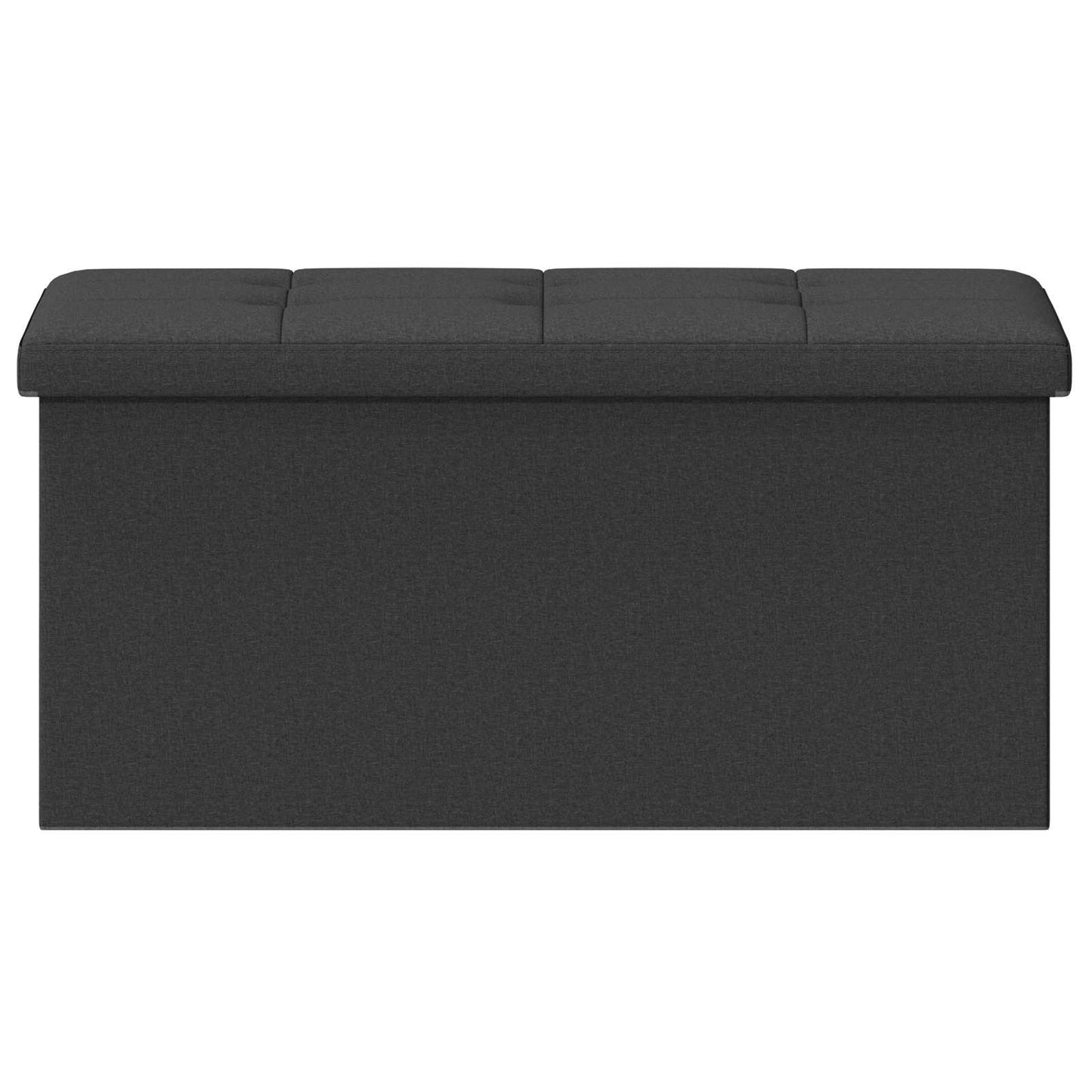 Összecsukható tárolópad Sötétszürke 180 kg 80 L 77 x 38 x 38 cm