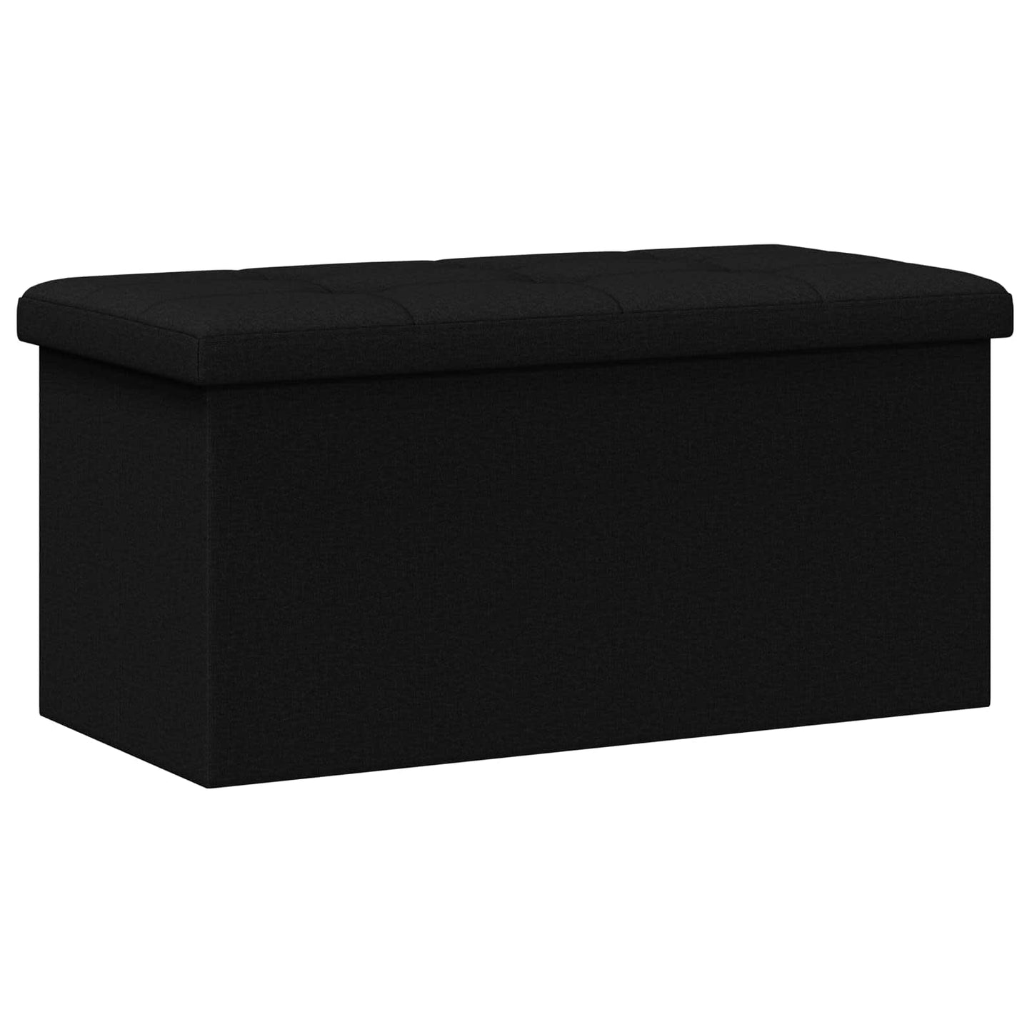 Összecsukható tárolópad Fekete 180 kg 80 L 77 x 38 x 38 cm
