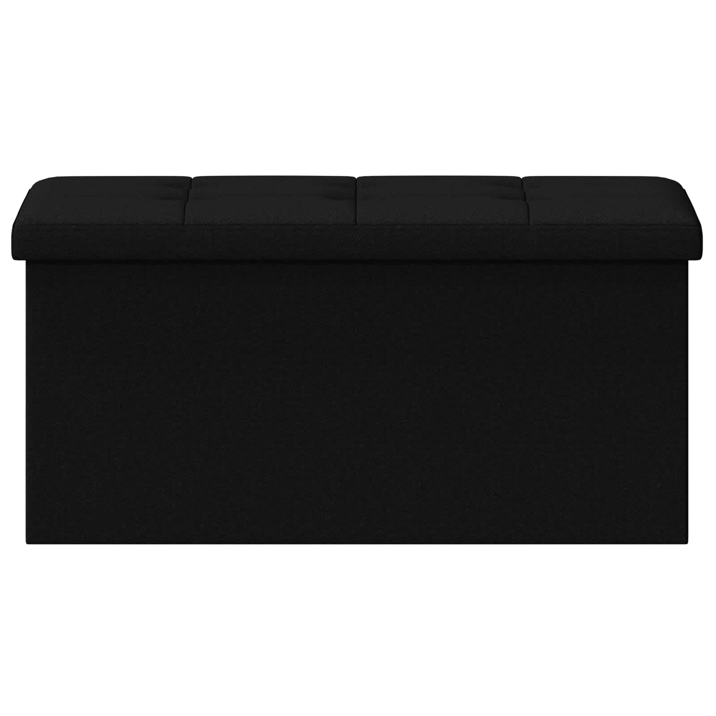 Összecsukható tárolópad Fekete 180 kg 80 L 77 x 38 x 38 cm