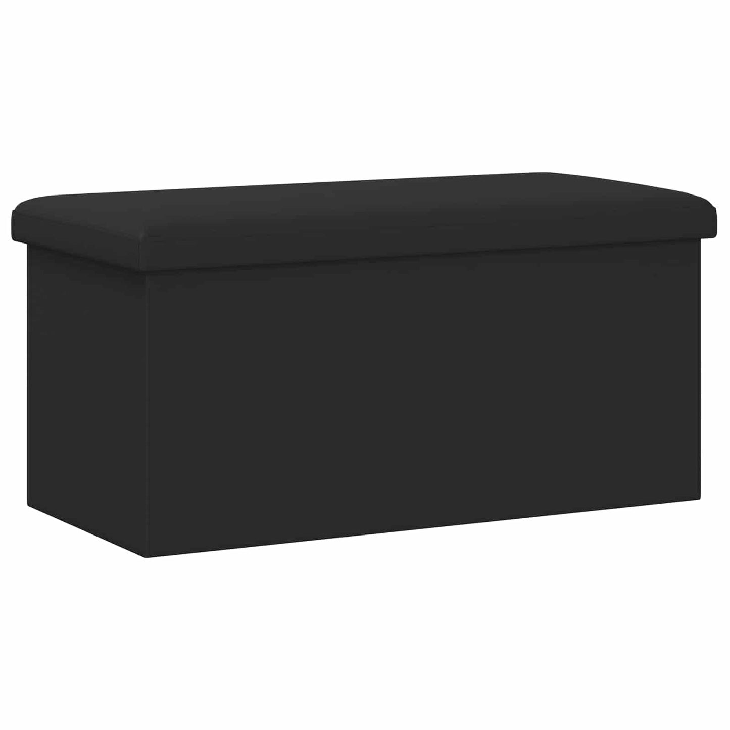 Összecsukható tárolópad Fekete 180 kg 80 L 77 x 38 x 38 cm PVC