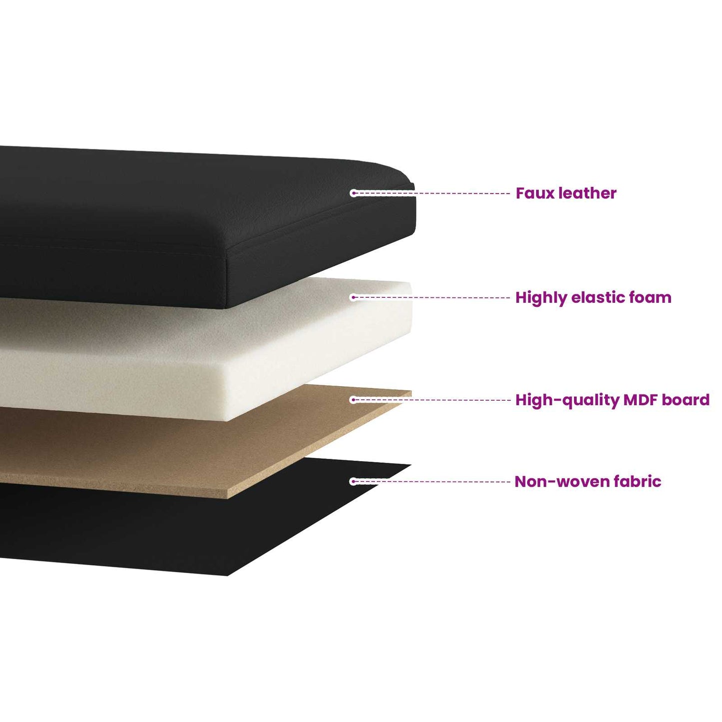 Összecsukható tárolópad Fekete 180 kg 80 L 77 x 38 x 38 cm PVC