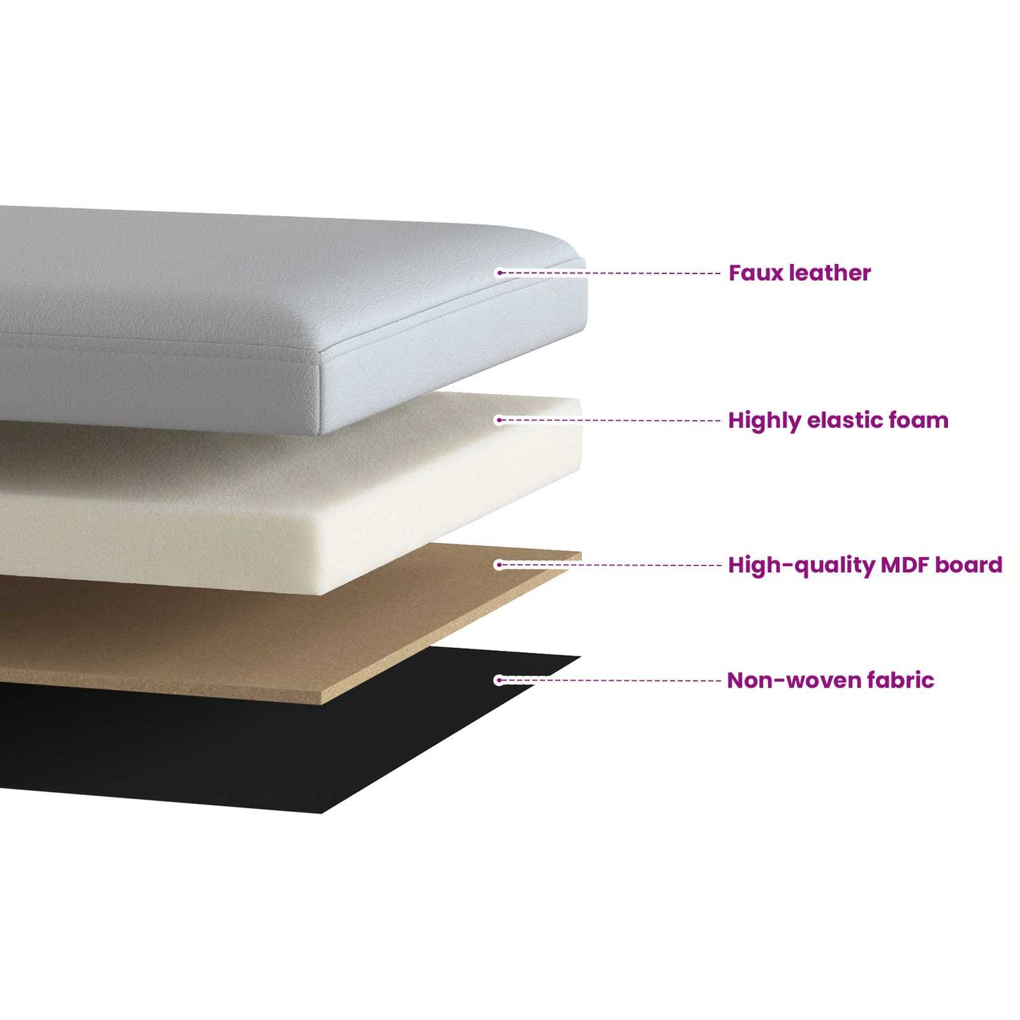 Összecsukható tárolópad Fehér 180 kg 80 L 77 x 38 x 38 cm PVC