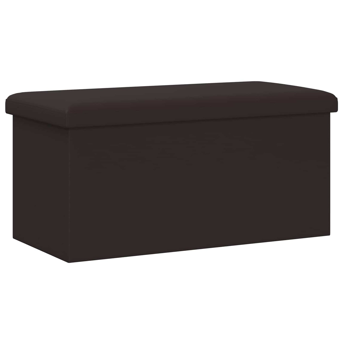 Összecsukható tárolópad Barna 180 kg 80 L 77 x 38 x 38 cm PVC