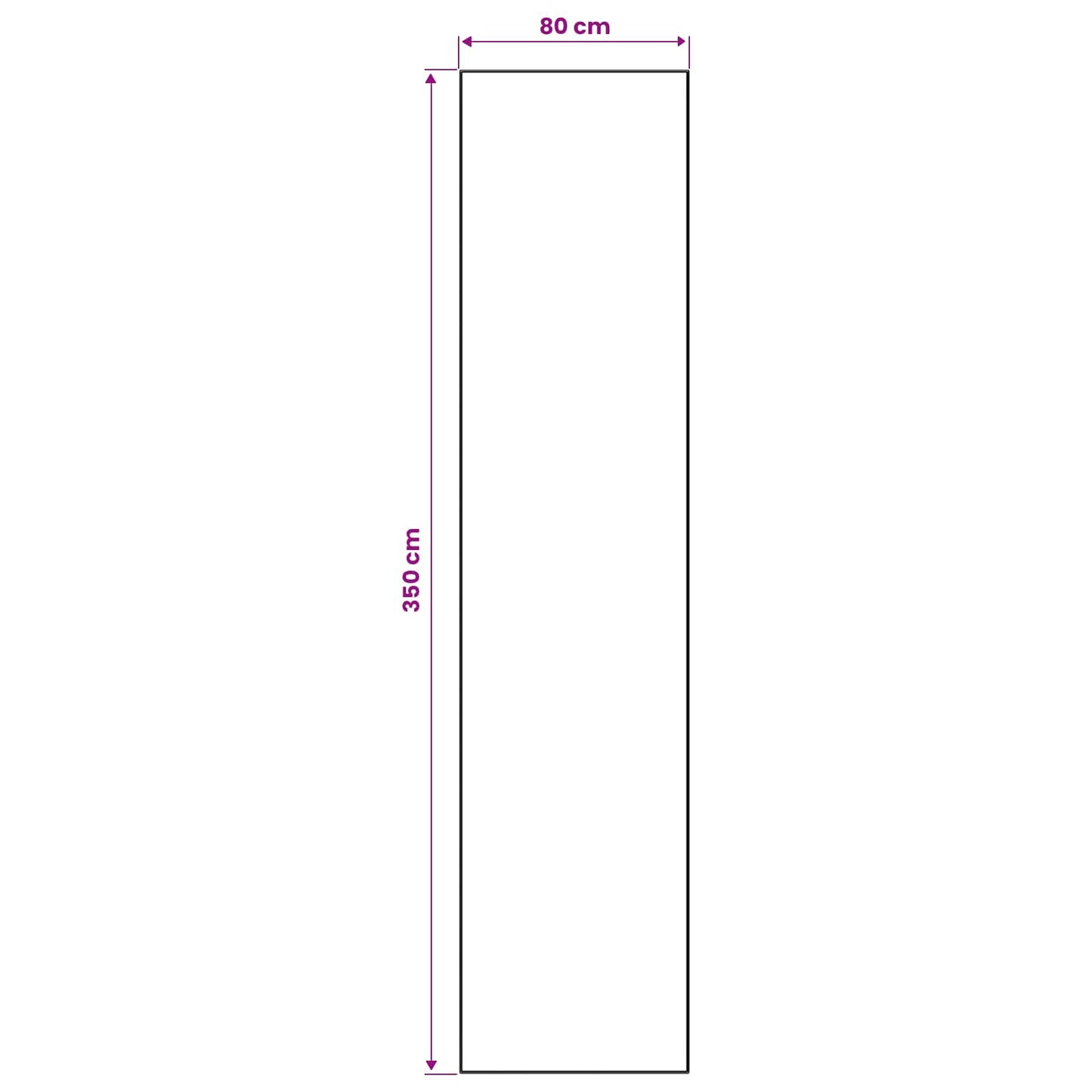 Szőnyeg futó ORIZ 1150 gsm Fekete hálós minta