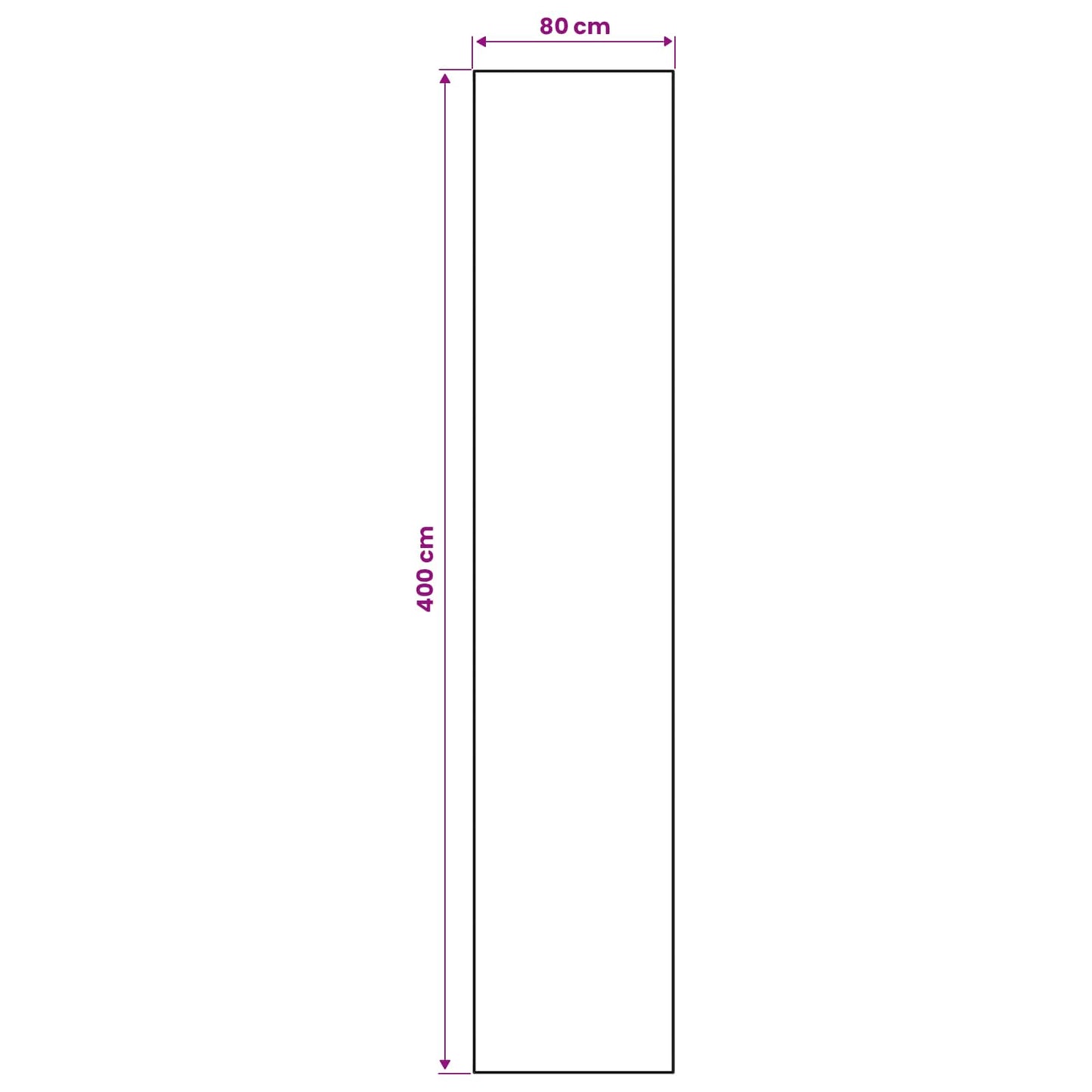 Szőnyeg futó ORIZ 1150 gsm Szürke és Fehér