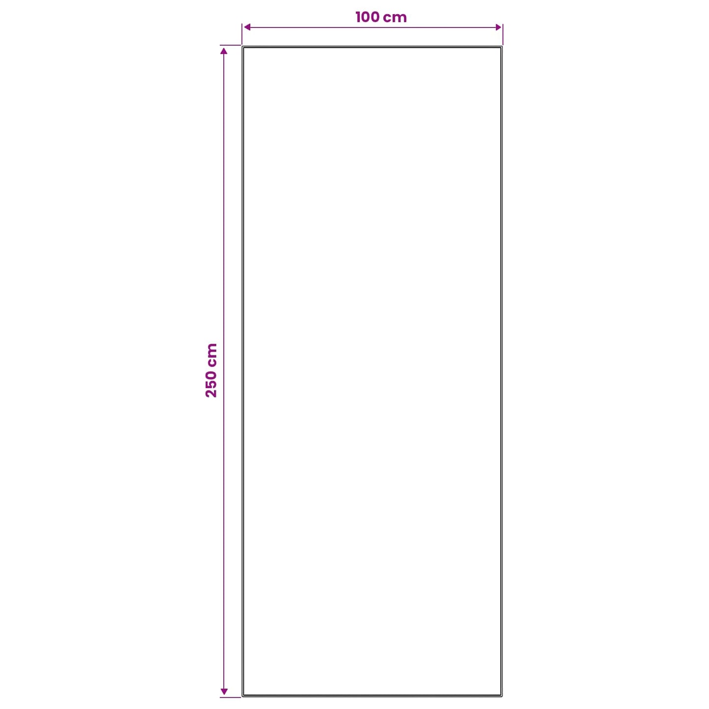 Szőnyeg futó ORIZ 1150 gsm Szürke és Fehér