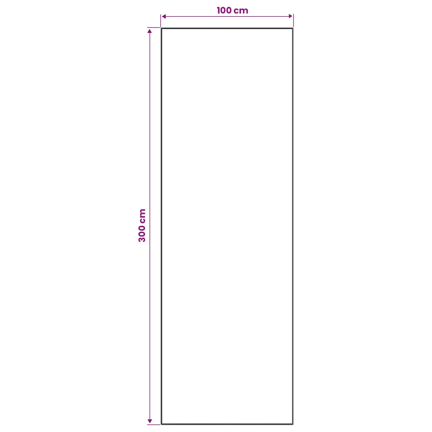 Szőnyeg futó ORIZ 1150 gsm Szürke és Fehér