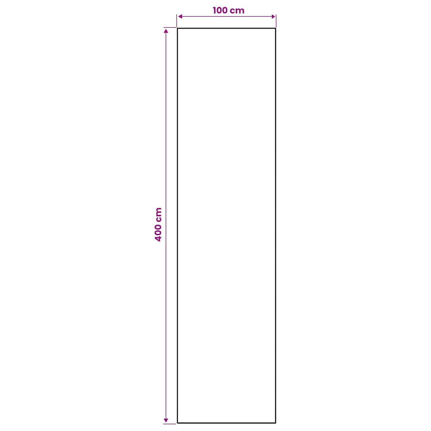 Szőnyeg futó ORIZ 1150 gsm Szürke és Fehér