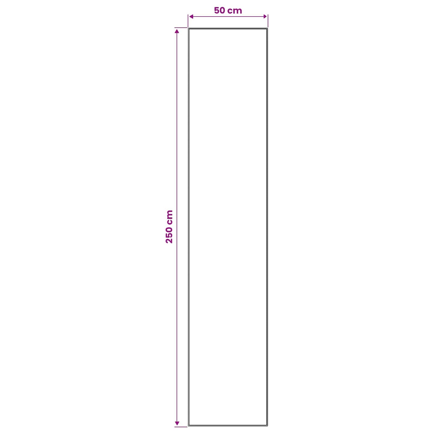 Szőnyeg futó ORIZ 1150 gsm Fekete hálós minta