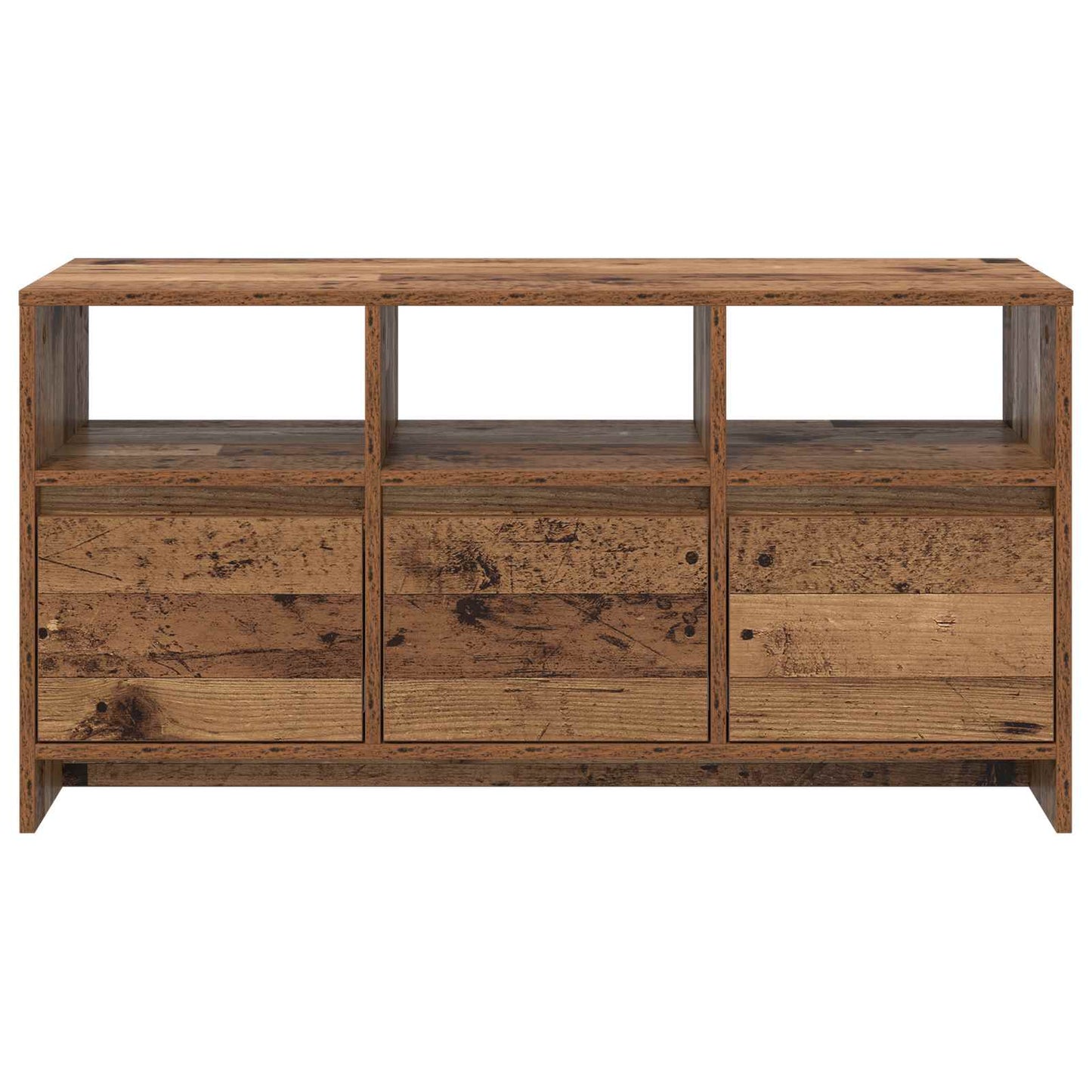 TV szekrény 102 x 37,5 x 52,5 cm Tölgyfa Szerelt Fa