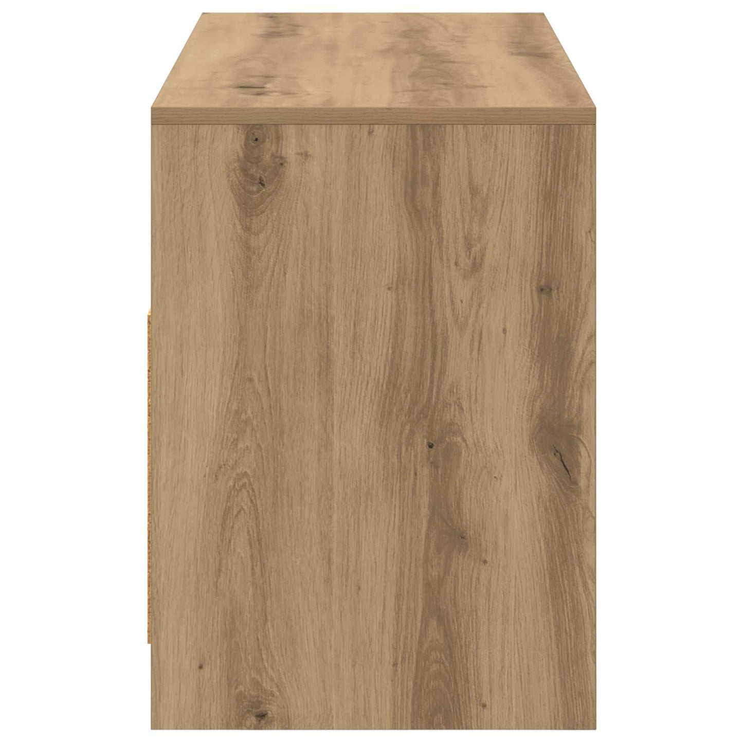 TV szekrény 102 x 37,5 x 52,5 cm Kézműves Tölgy Szerelt Fa