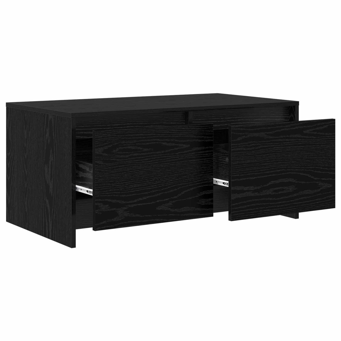 Dohányzóasztal Fekete Tölgy 90 x 50 x 41.5 cm Szerelt Fa
